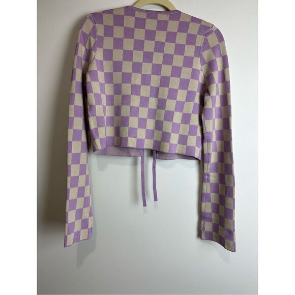 Checker print cardigan - Picture 7 of 7